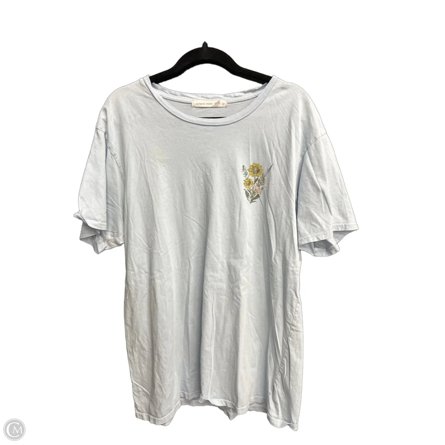 Top Short Sleeve By Altard State In Blue, Size: L