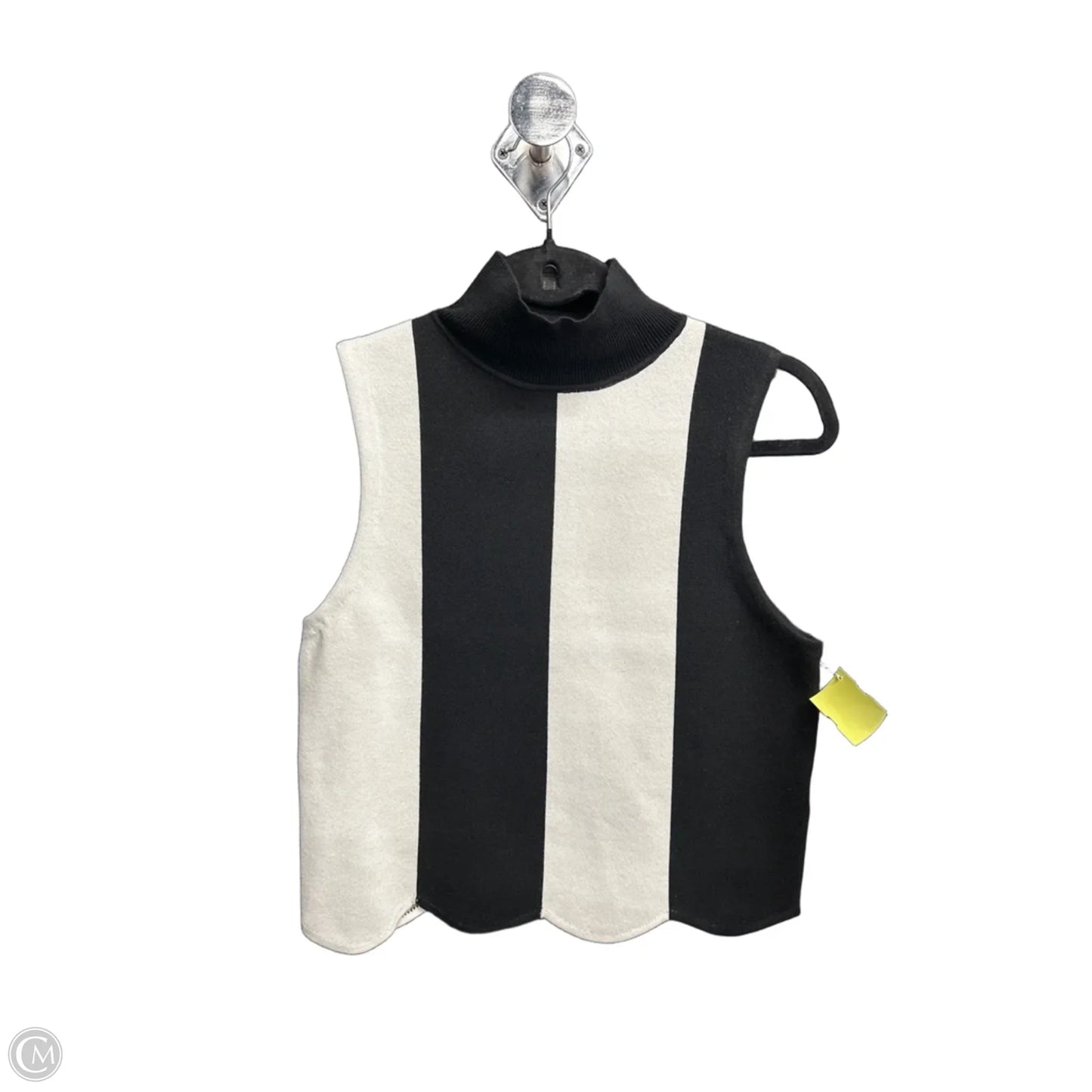 Vest Sweater By Maeve In Striped Pattern, Size: S