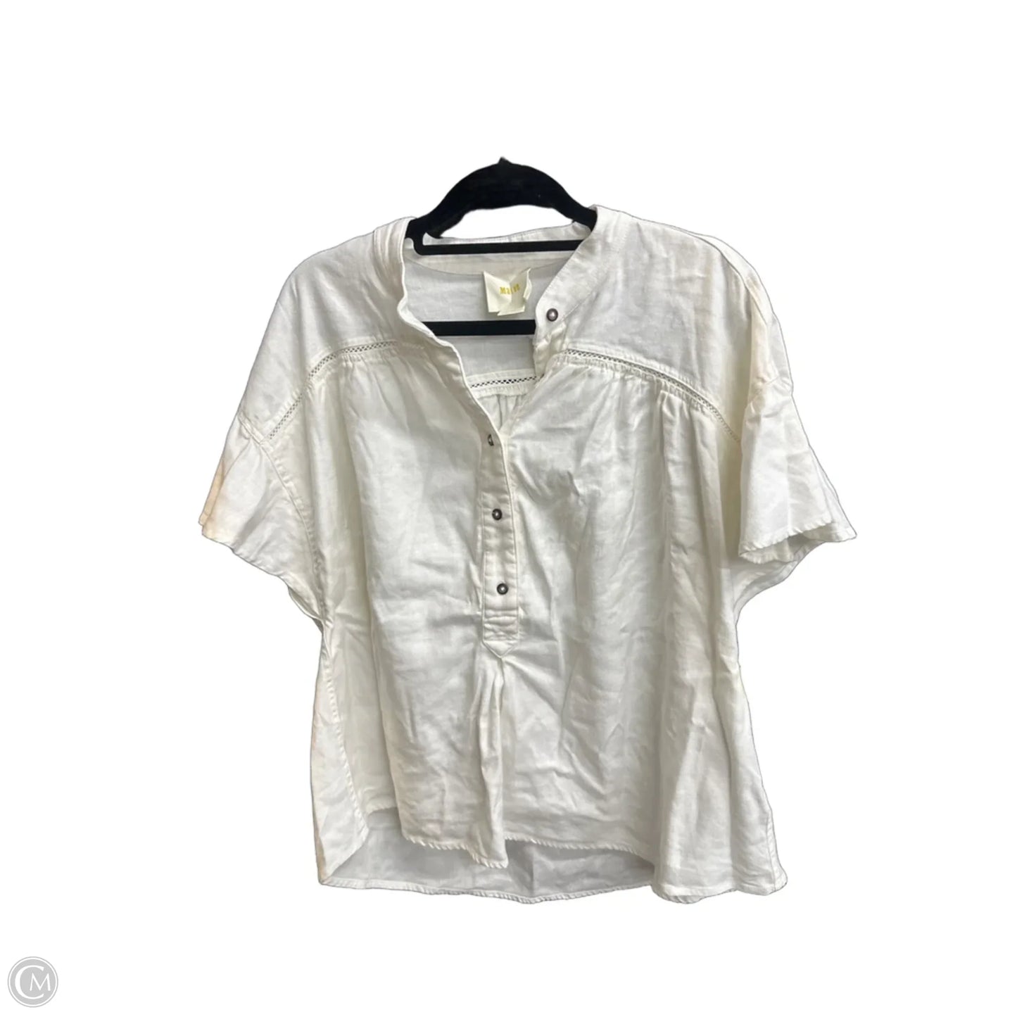 Top Sleeveless By Maeve In White, Size: S