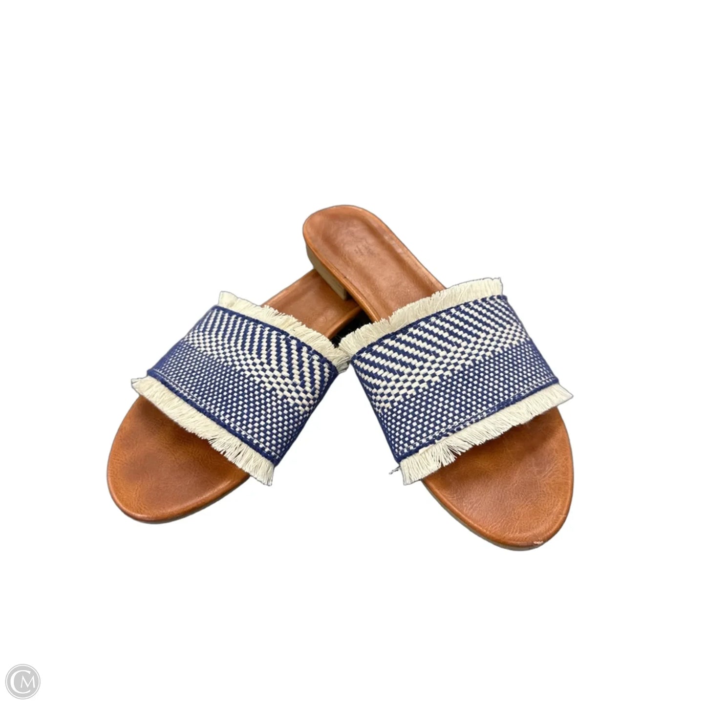 Sandals Flats By Universal Thread In Blue, Size: 8