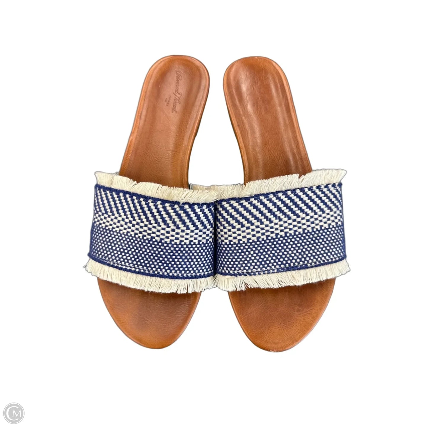 Sandals Flats By Universal Thread In Blue, Size: 8