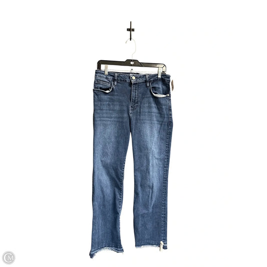 Jeans Boot Cut By Frame In Blue Denim, Size: 8