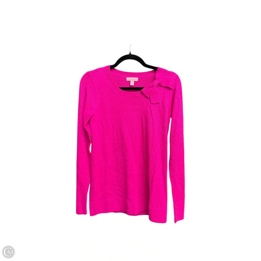 Top Long Sleeve Designer By Lilly Pulitzer In Pink, Size: M