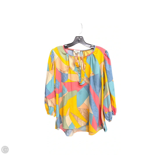 Top Long Sleeve By Umgee In Multi-colored, Size: M