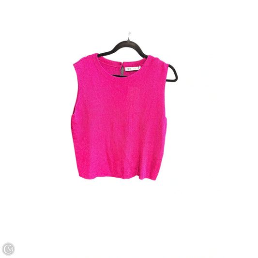 Top Sleeveless By Zara In Purple, Size: Xl