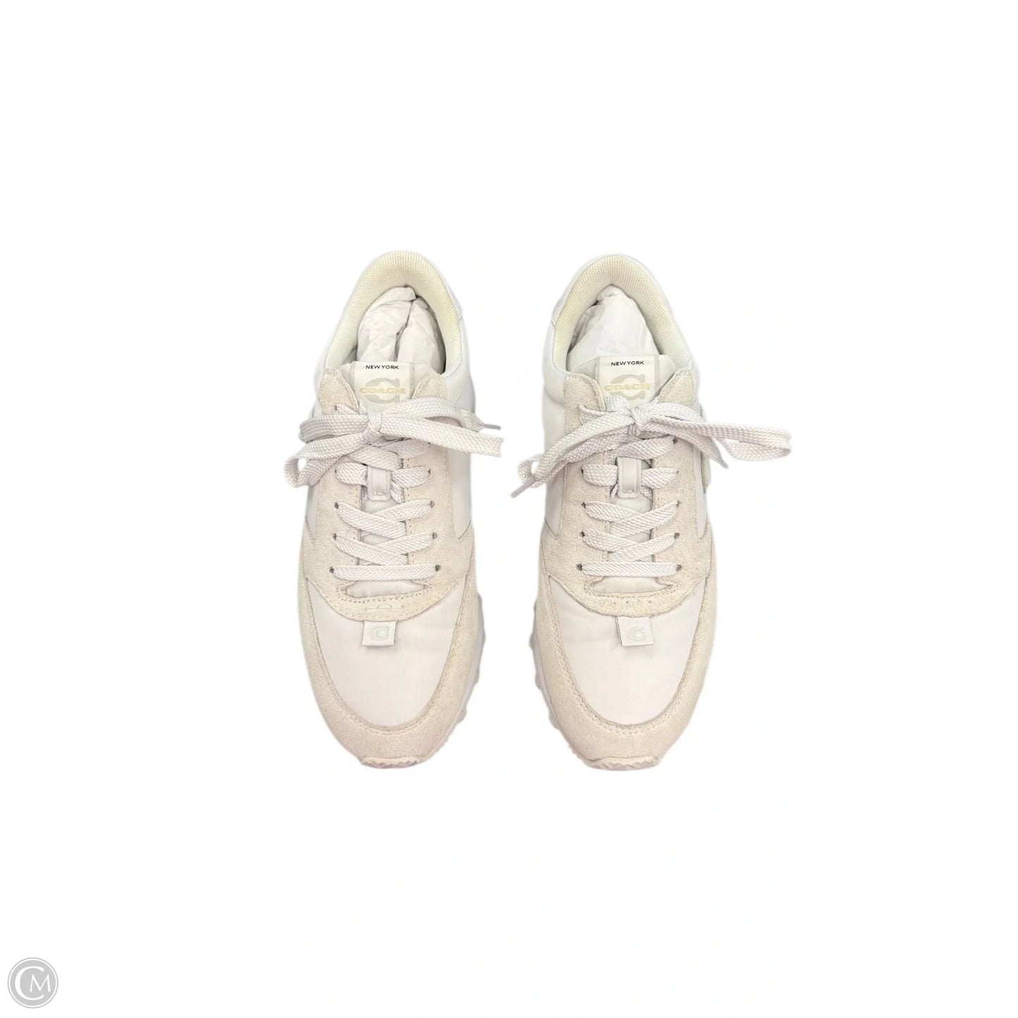 Shoes Designer By Coach In White, Size: 7