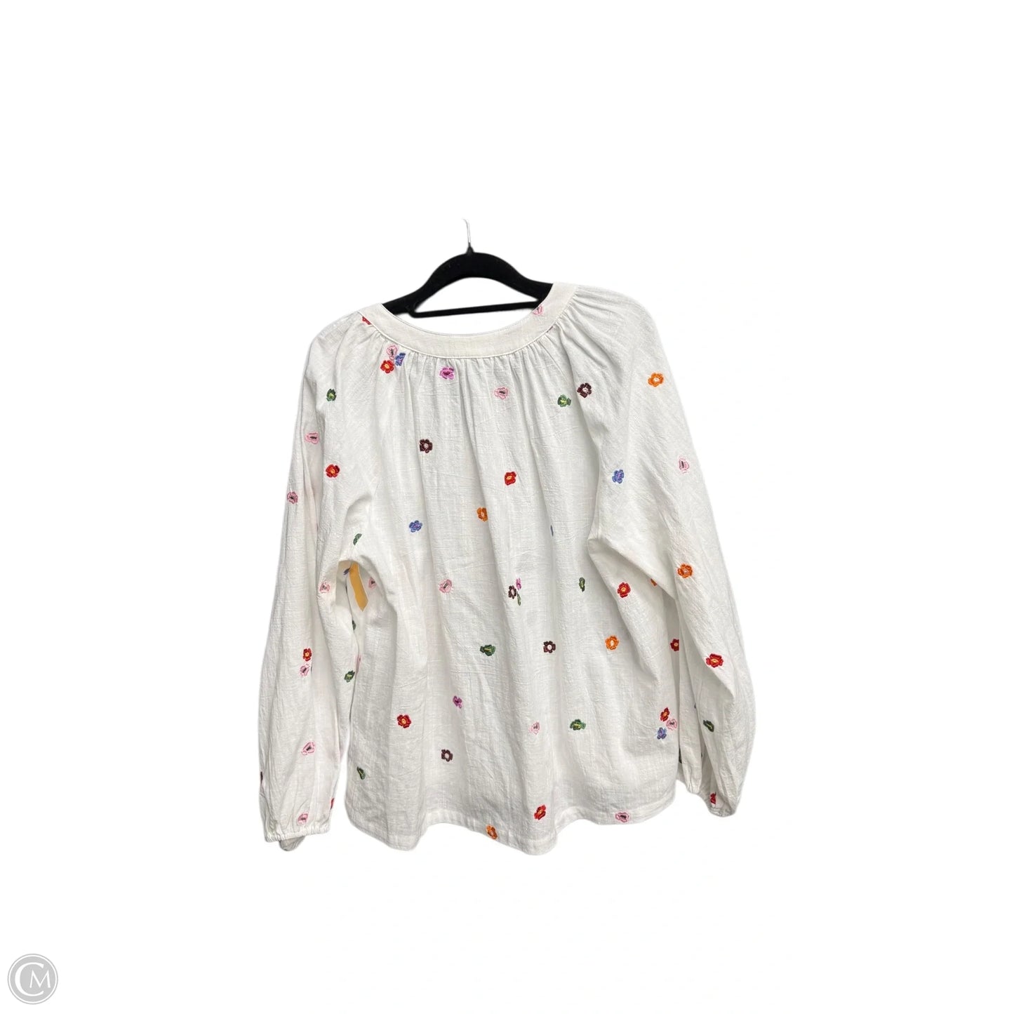 Top Long Sleeve By Easel In Floral Print, Size: L