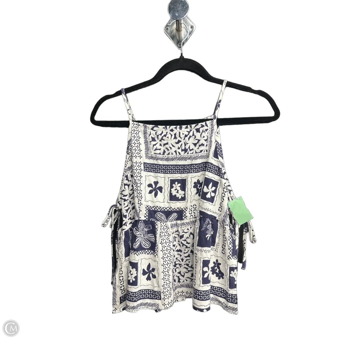 Top Sleeveless By Monteau In Navy, Size: M