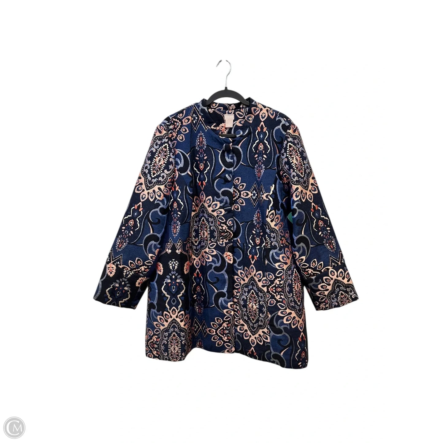 Blazer By Chicos In Navy, Size: 2x