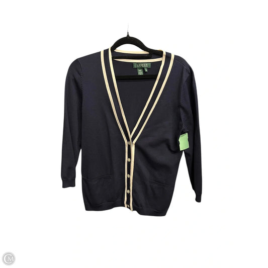 Cardigan By Lauren By Ralph Lauren In Navy, Size: Xs