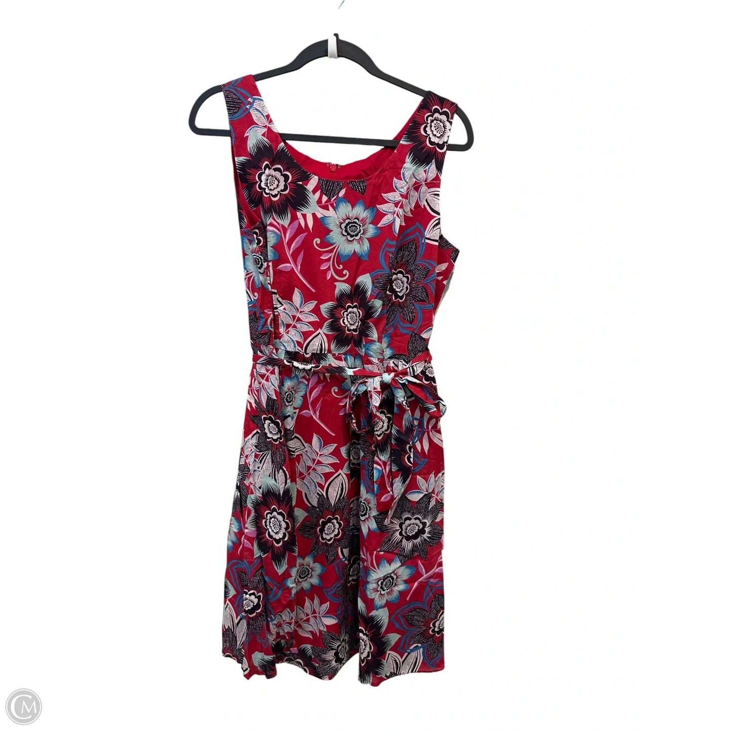 Dress Casual Midi By Talbots In Red, Size: 10