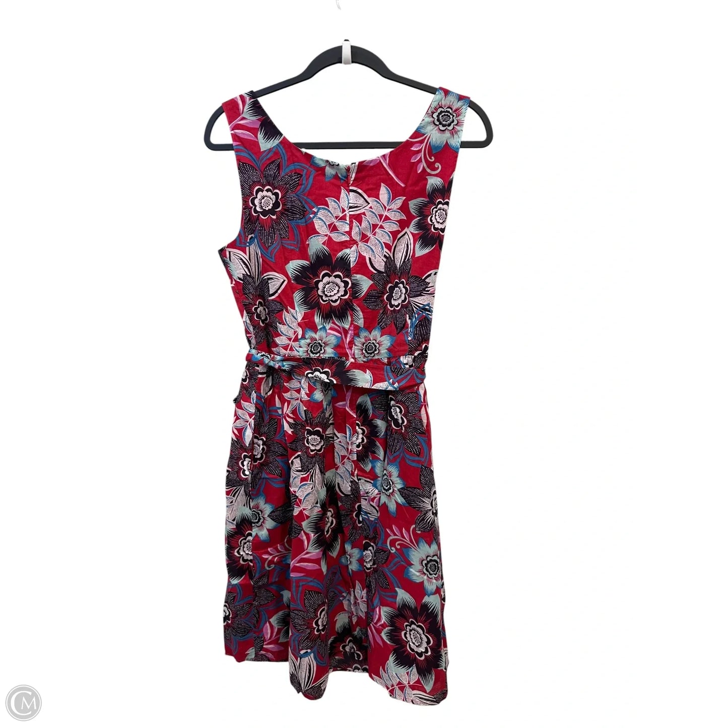 Dress Casual Midi By Talbots In Red, Size: 10