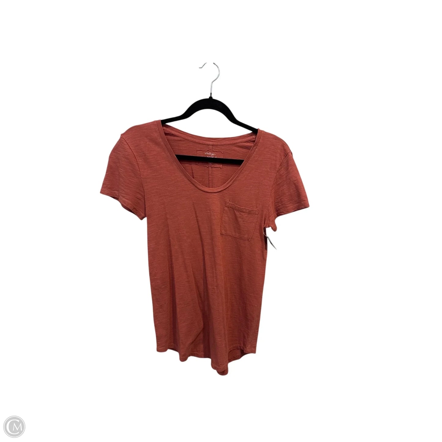 Top Short Sleeve Basic By Loft In Orange, Size: Xs