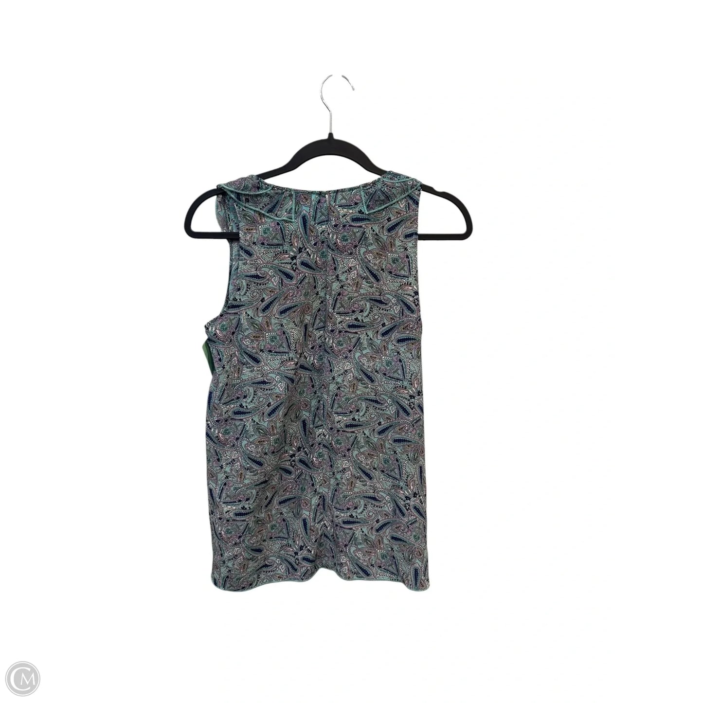 Top Sleeveless By Etcetra In Paisley Print, Size: 4