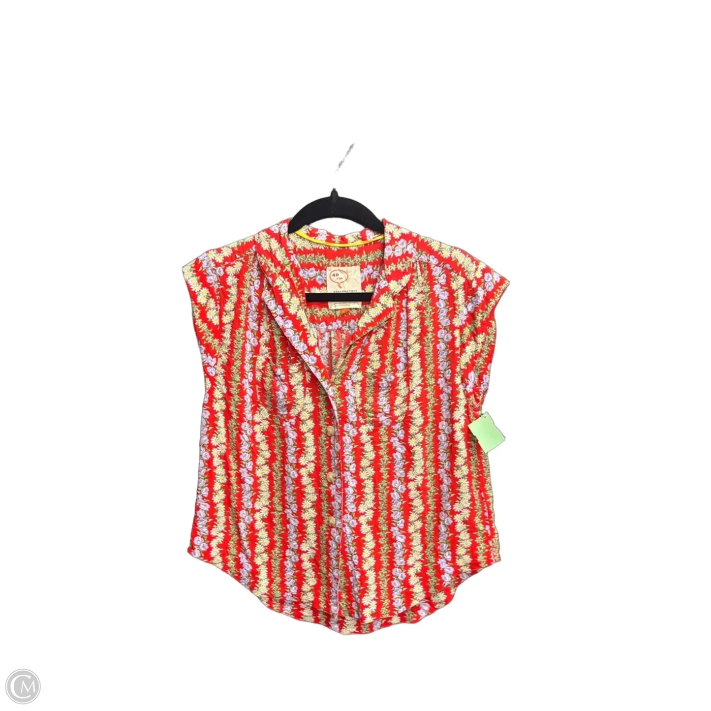 Top Sleeveless By Anthropologie In Red, Size: Xs