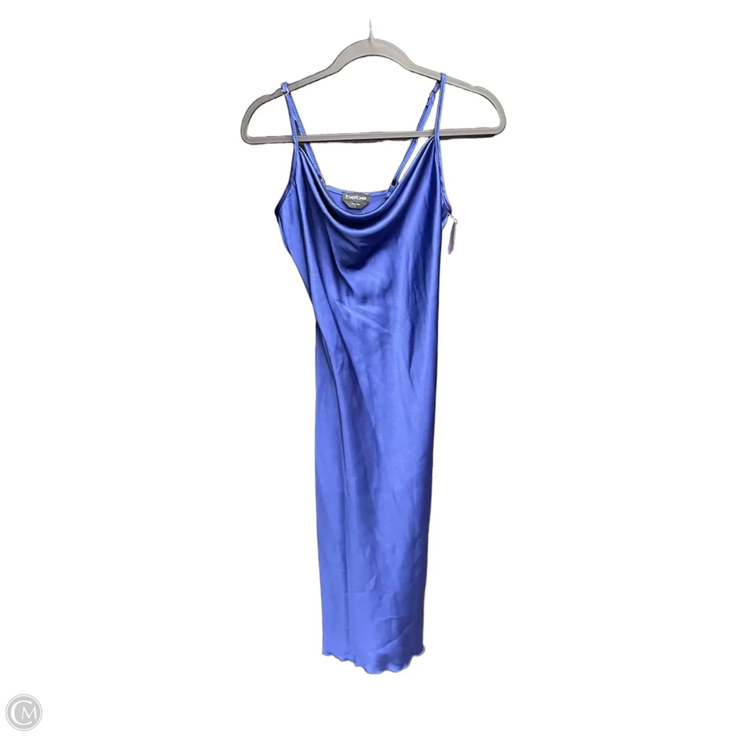 Dress Casual Midi By Bebe In Blue, Size: S