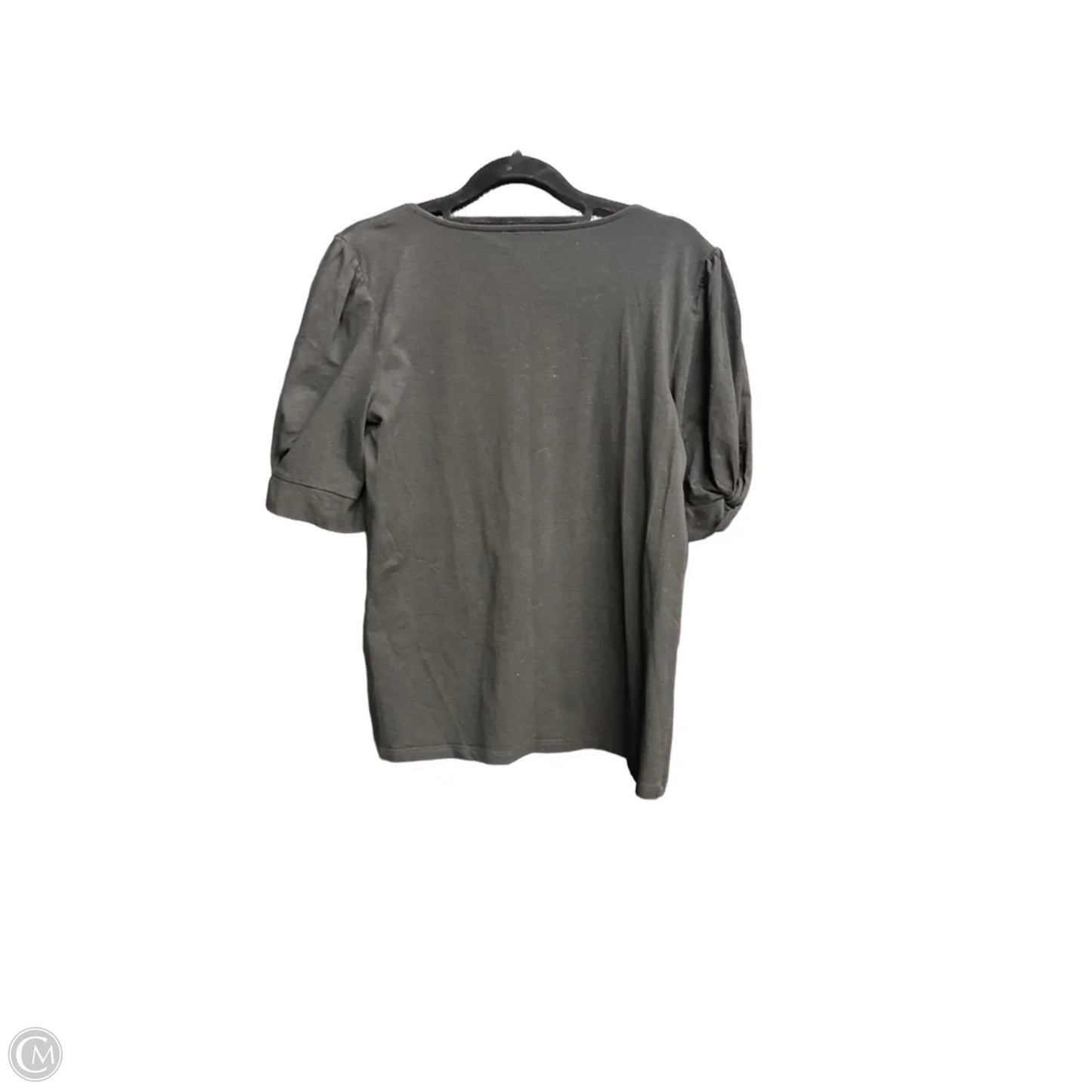 Top Short Sleeve By Talbots In Black, Size: S