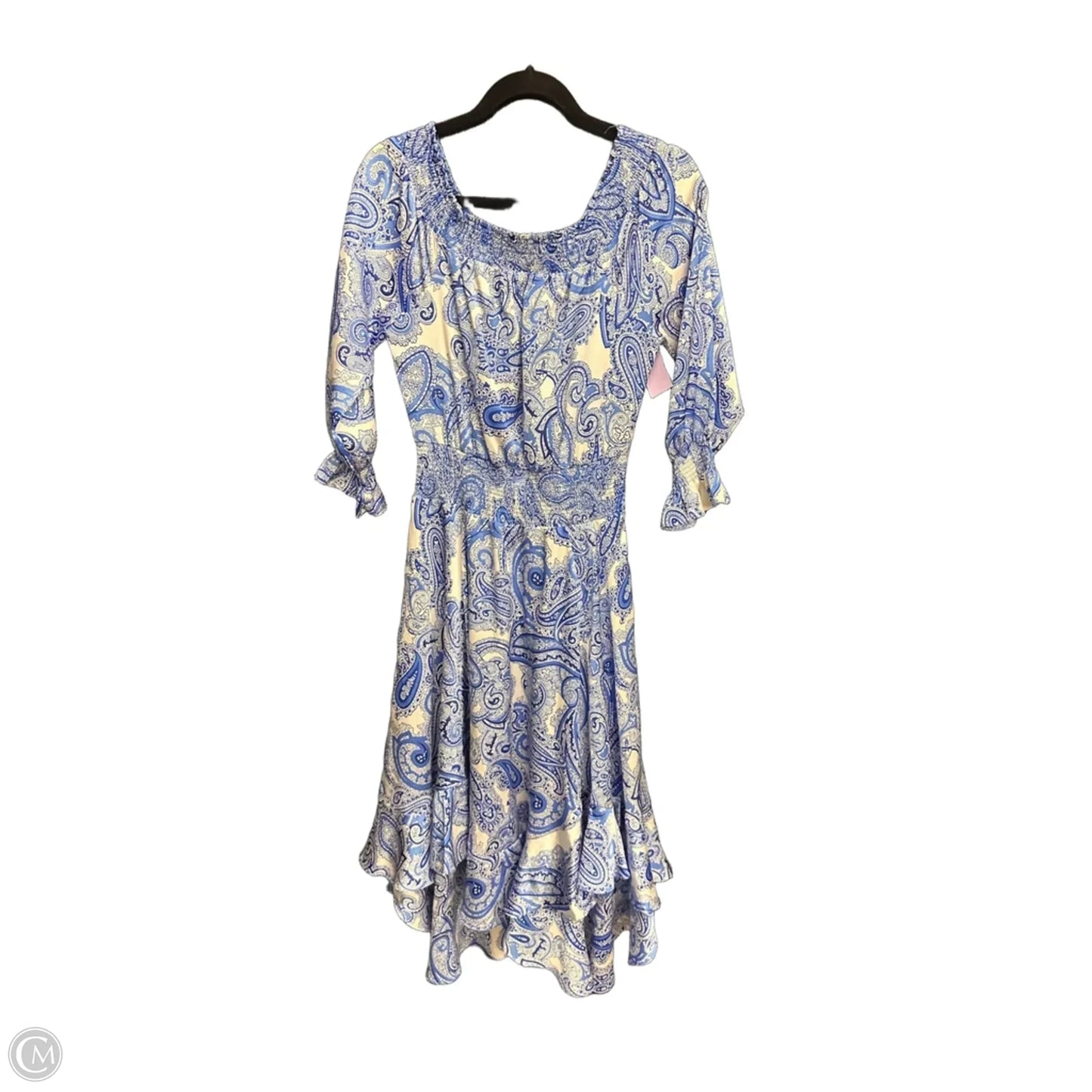 Dress Casual Maxi By Tahari By Arthur Levine In Blue, Size: S