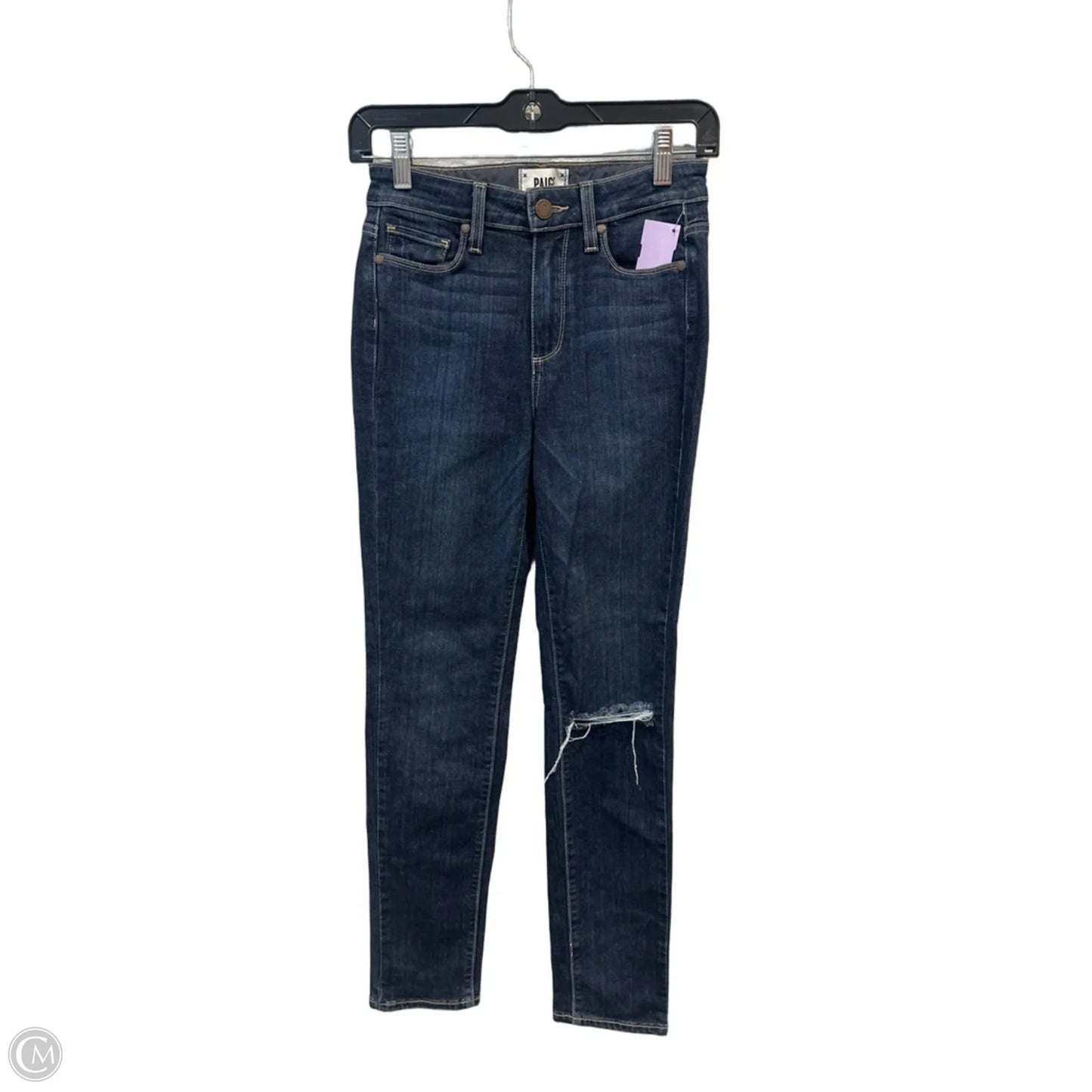 Jeans Skinny By Paige In Blue Denim, Size: 2