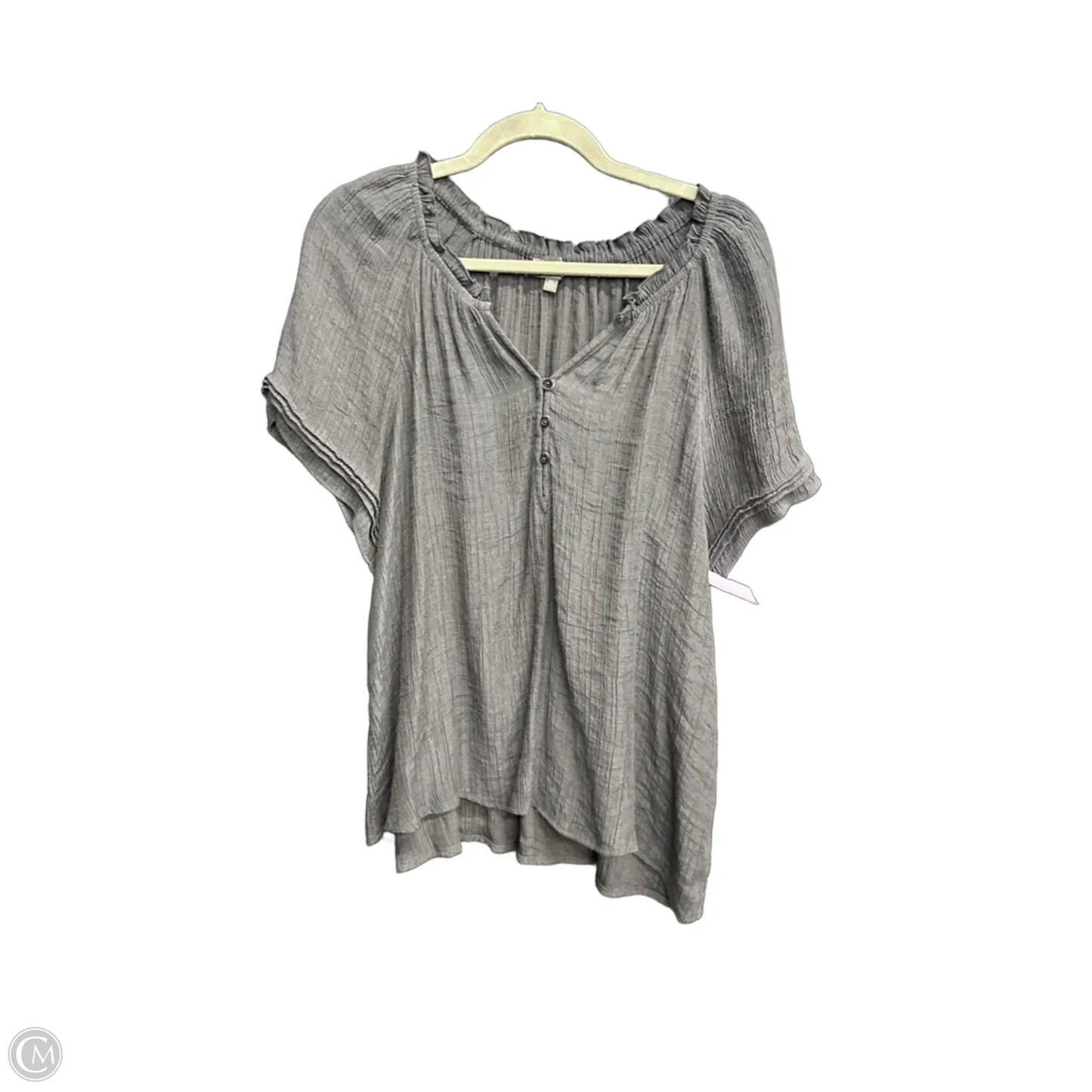 Top Sleeveless By Wonderly In Grey, Size: Xl