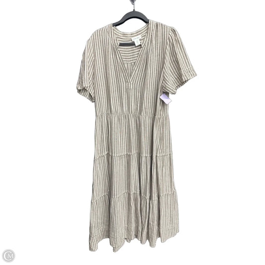 Dress Casual Maxi By Cynthia Rowley In Beige, Size: Xl