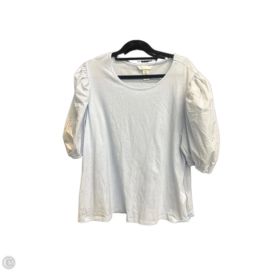 Top Short Sleeve By H&m In Blue, Size: Xxl