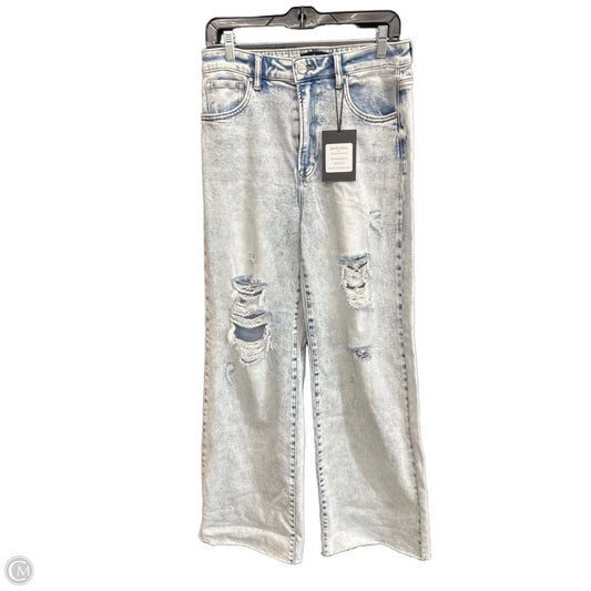 Jeans Wide Leg By Risen In Blue Denim, Size: 10