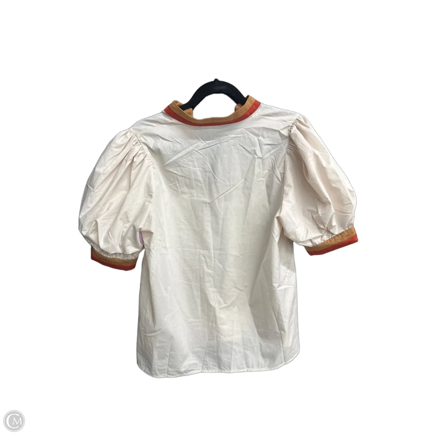 Top Short Sleeve By Entro In Cream, Size: M