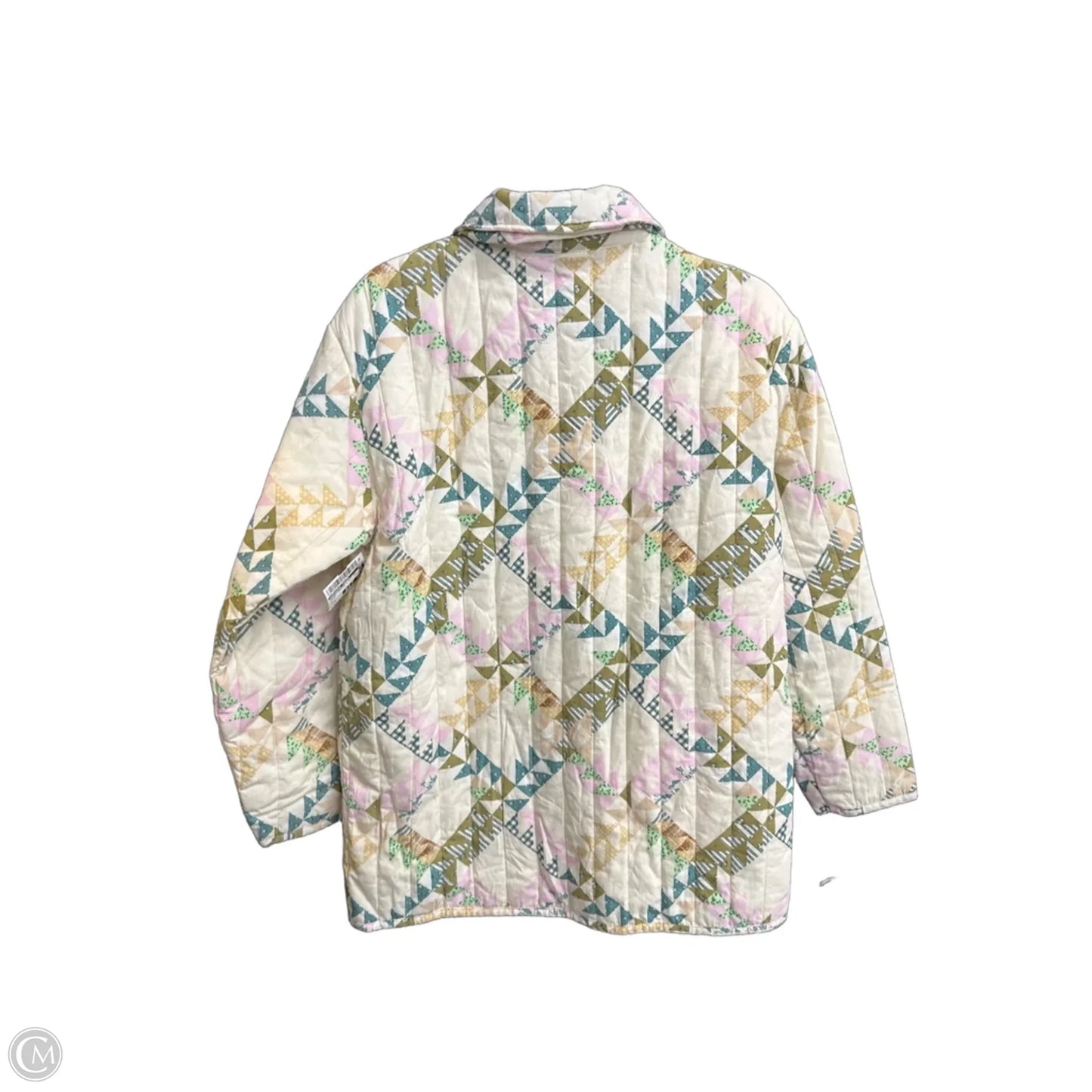 Jacket Puffer & Quilted By Universal Thread In Beige, Size: M