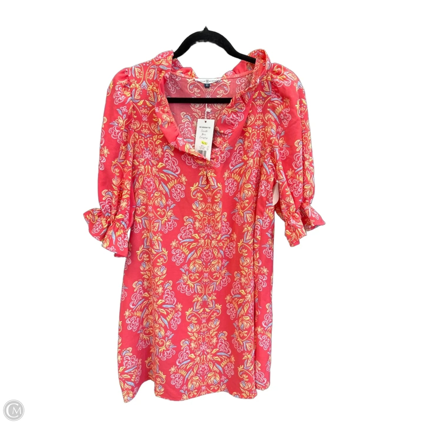 Dress Casual Short By Michelle Mcdowell In Coral, Size: S
