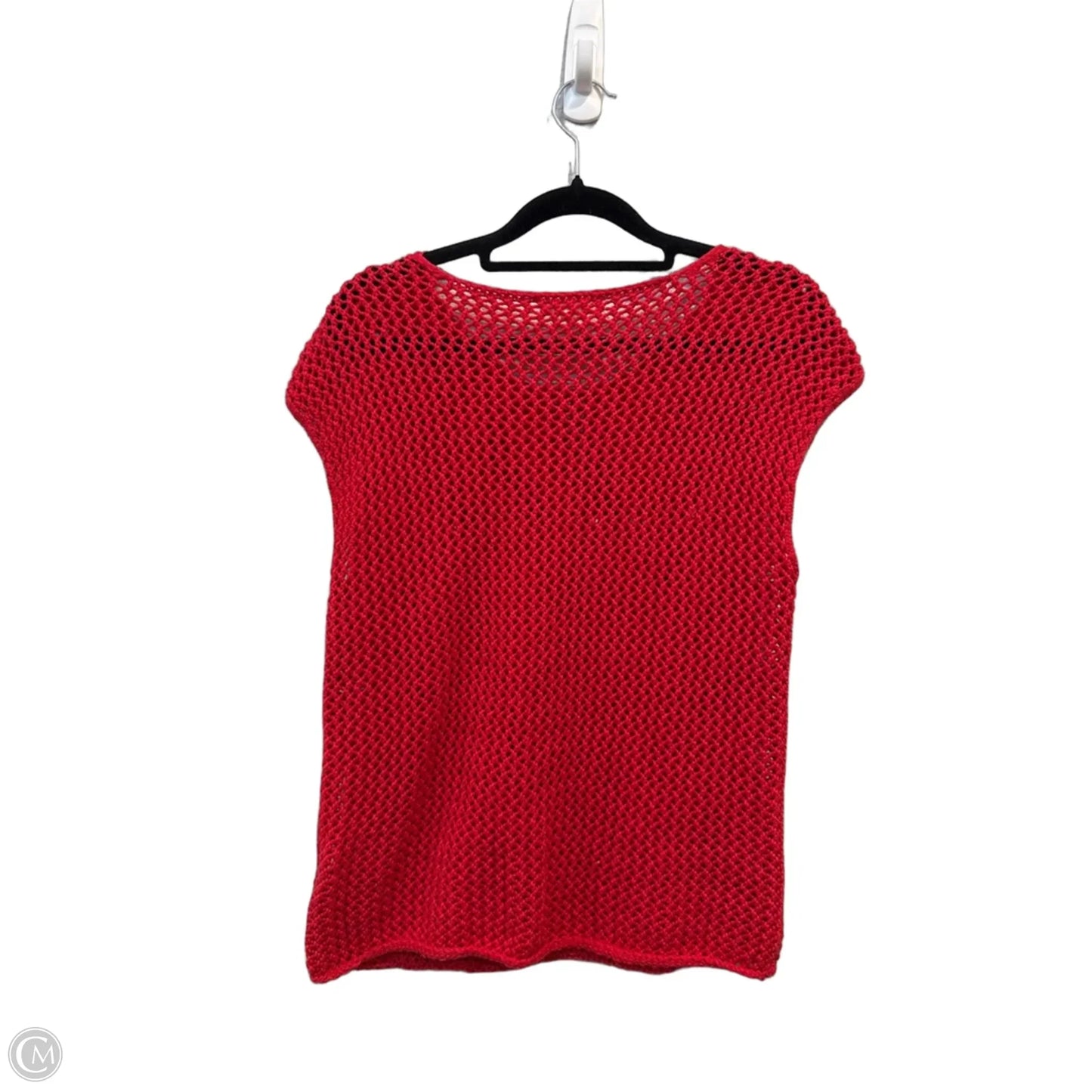 Top Sleeveless By Blu Pepper In Red, Size: S