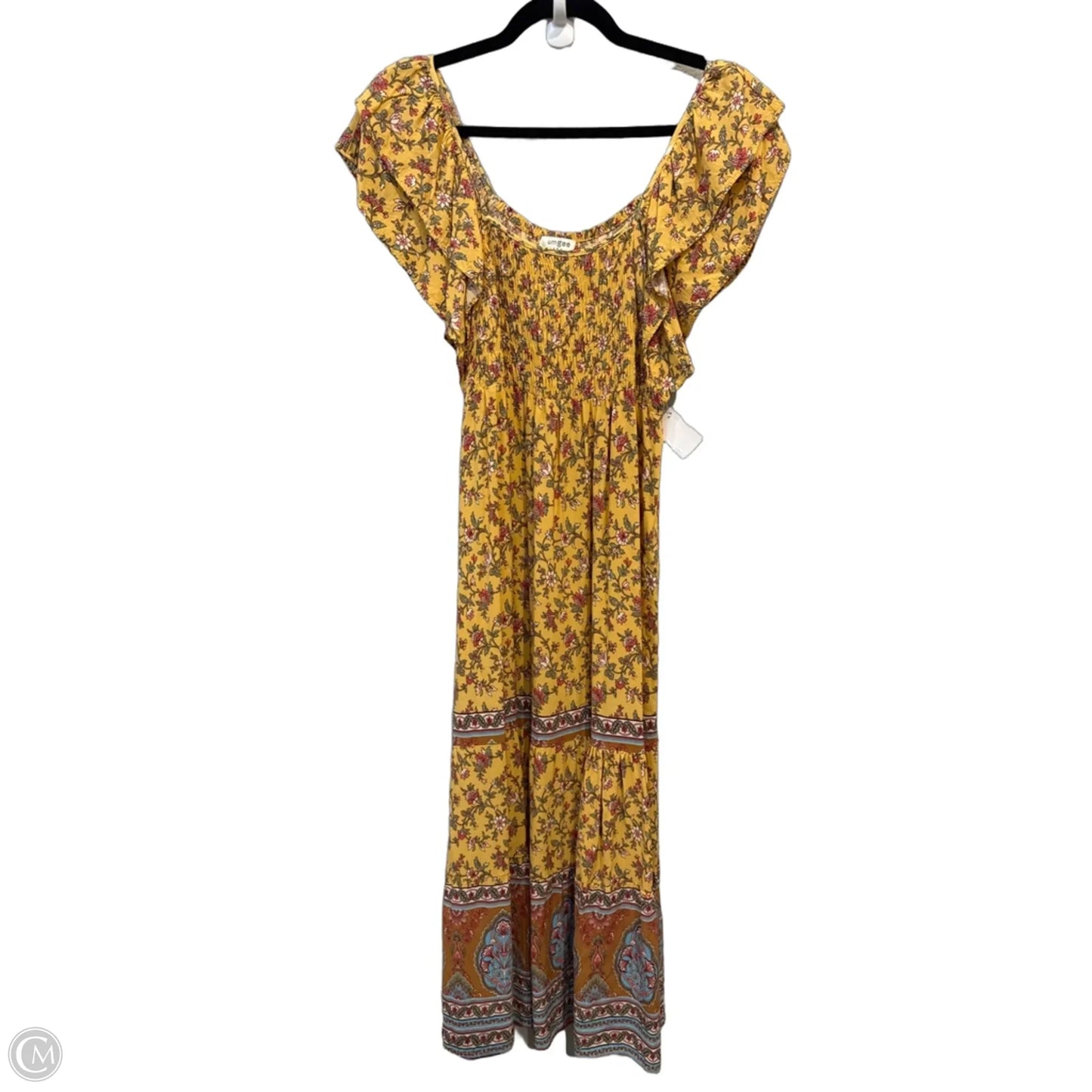 Dress Casual Maxi By Umgee In Floral Print, Size: M
