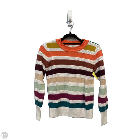 Sweater By Loft In Multi-colored, Size: Xxsp