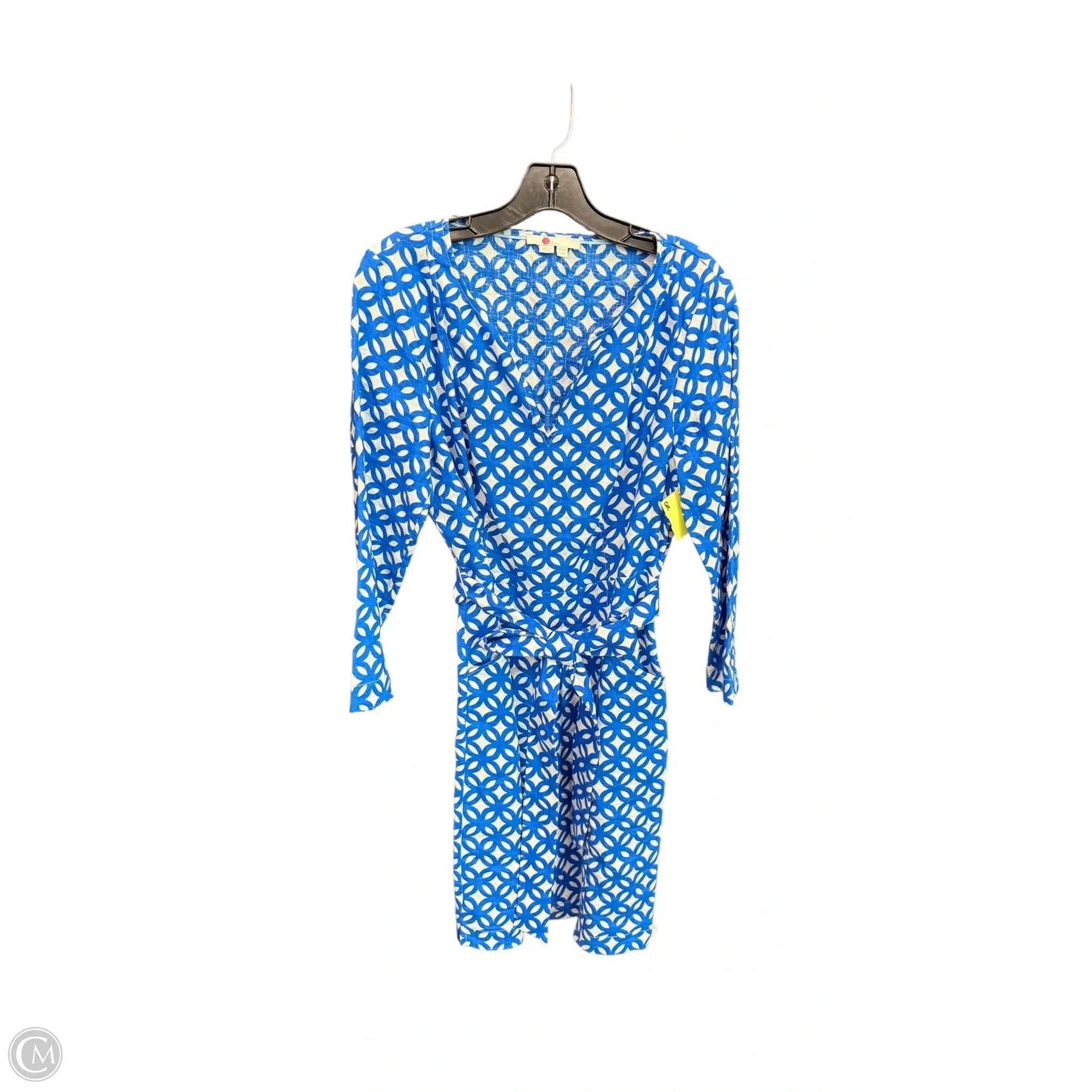 Dress Casual Short By Boden In Blue & White, Size: M