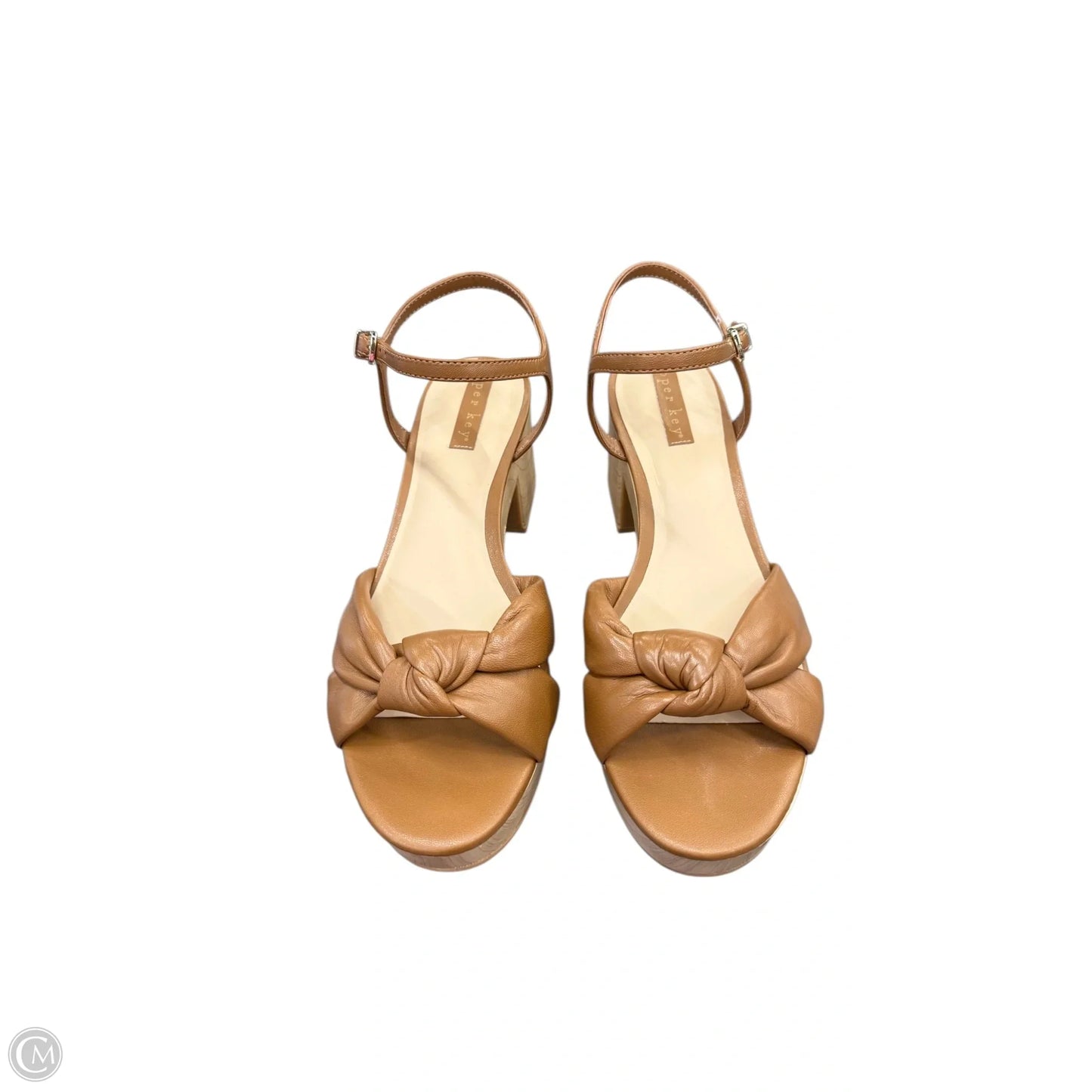 Shoes Heels Block By Copper Key In Brown, Size: 8.5