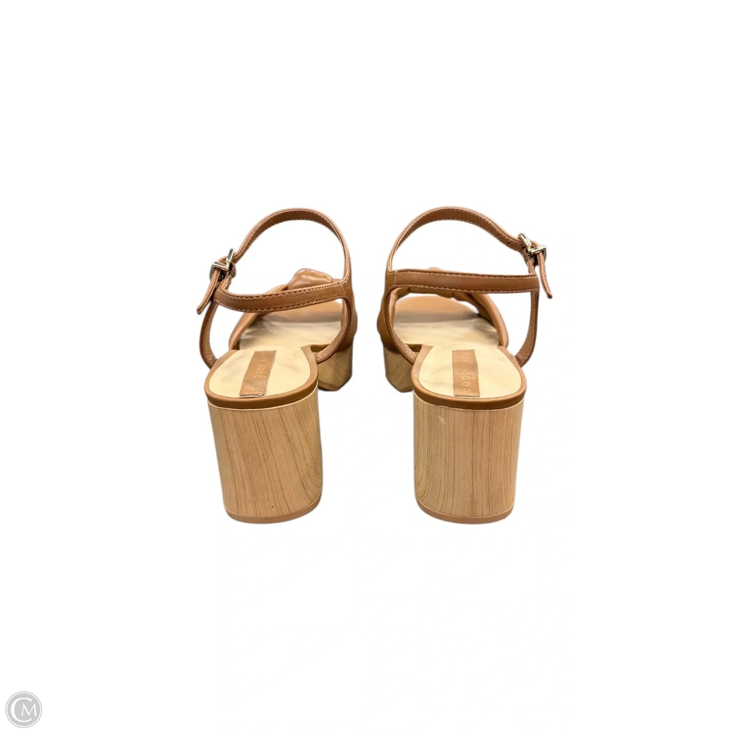 Shoes Heels Block By Copper Key In Brown, Size: 8.5