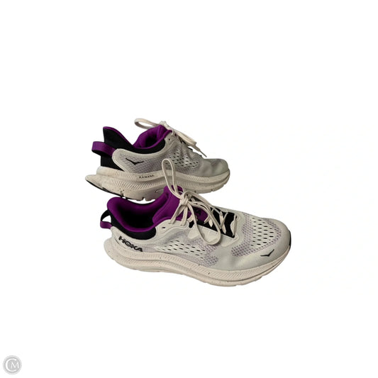 Shoes Athletic By Hoka In White, Size: 9