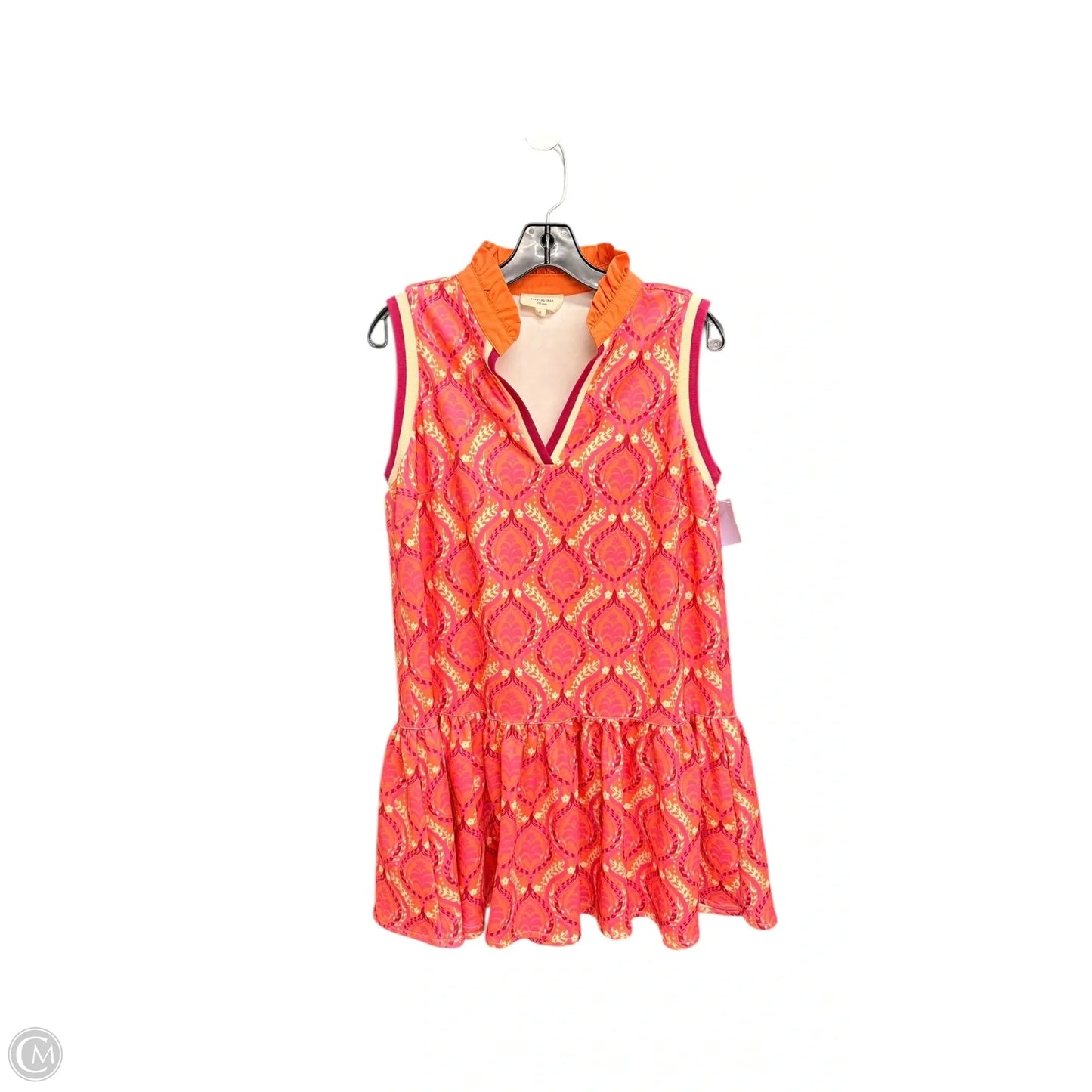 Dress Casual Midi By Umgee In Orange & Pink, Size: S