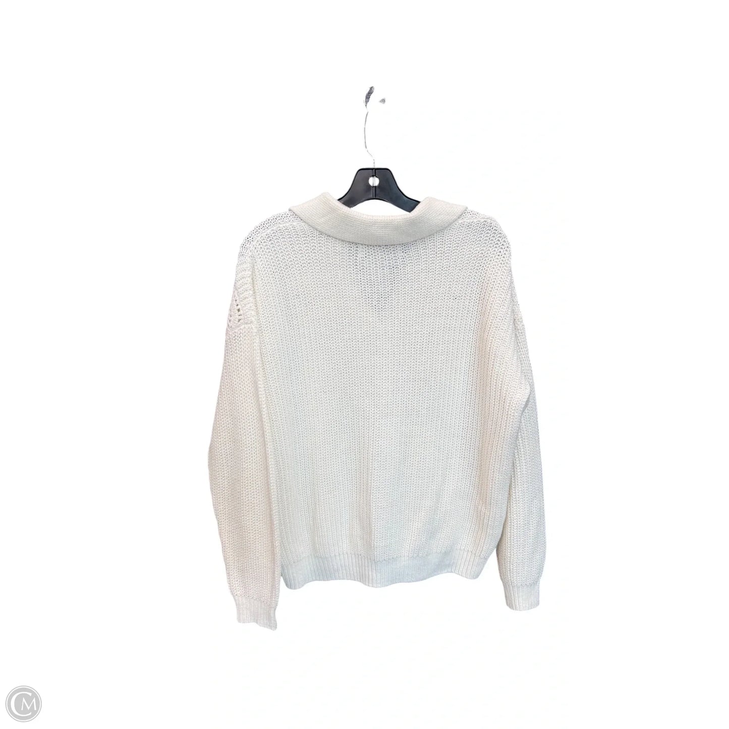 Sweater By Loft In Cream, Size: M
