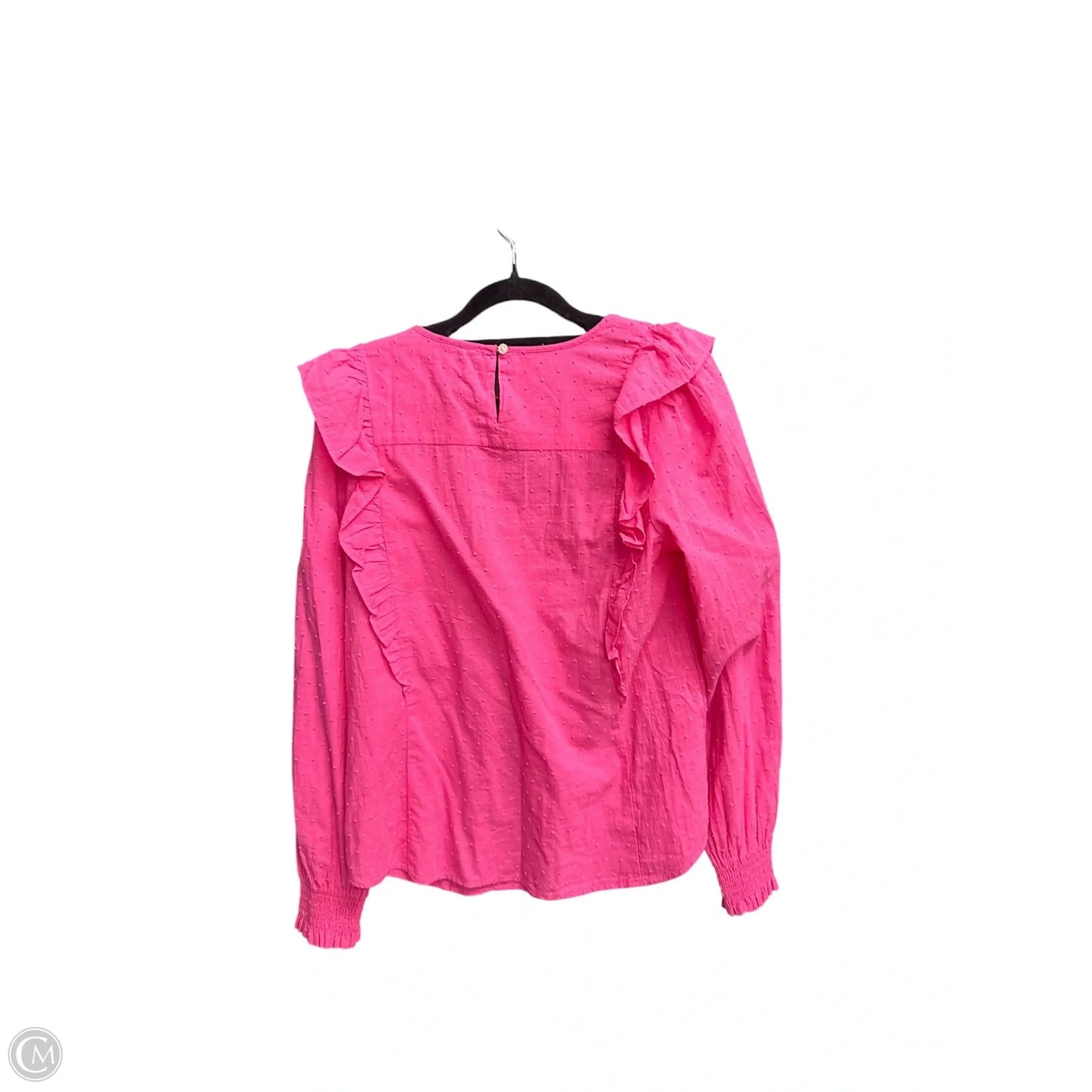 Top Long Sleeve By Loft In Pink, Size: S