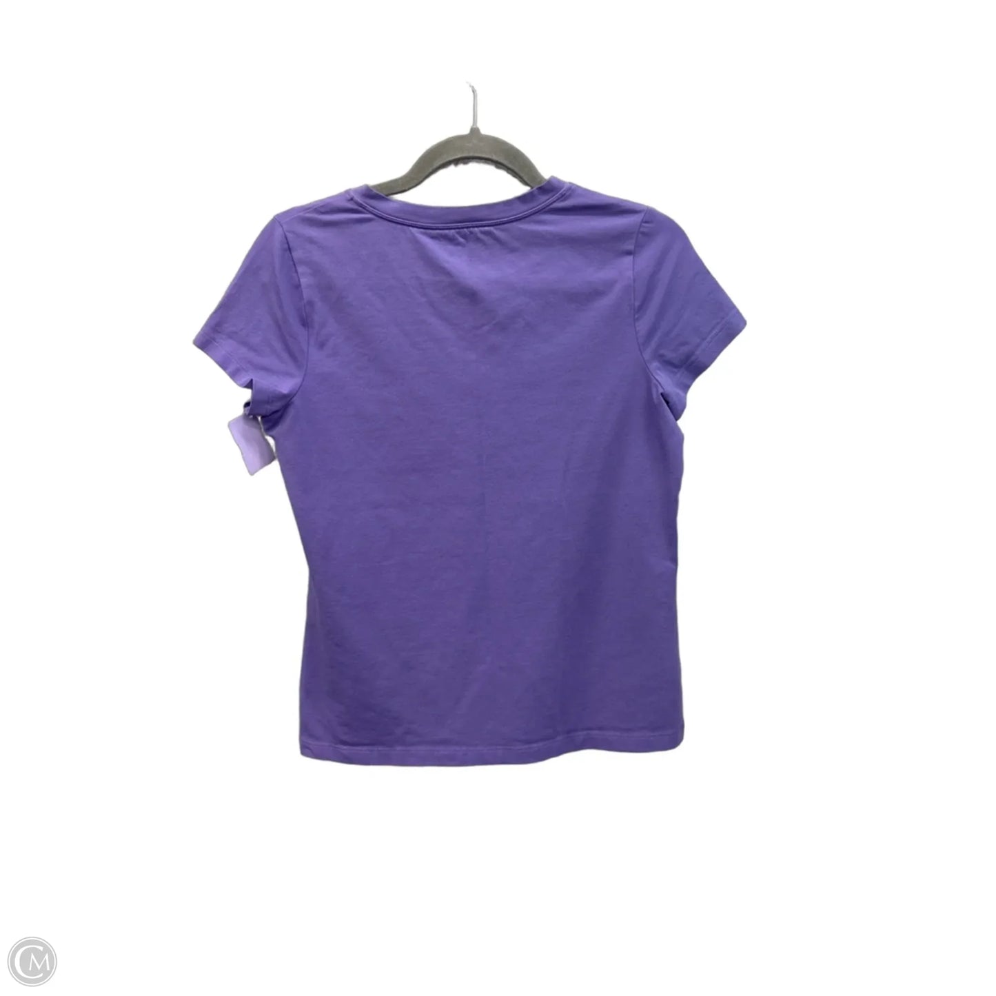 Top Short Sleeve Basic By Chicos In Purple, Size: Xs