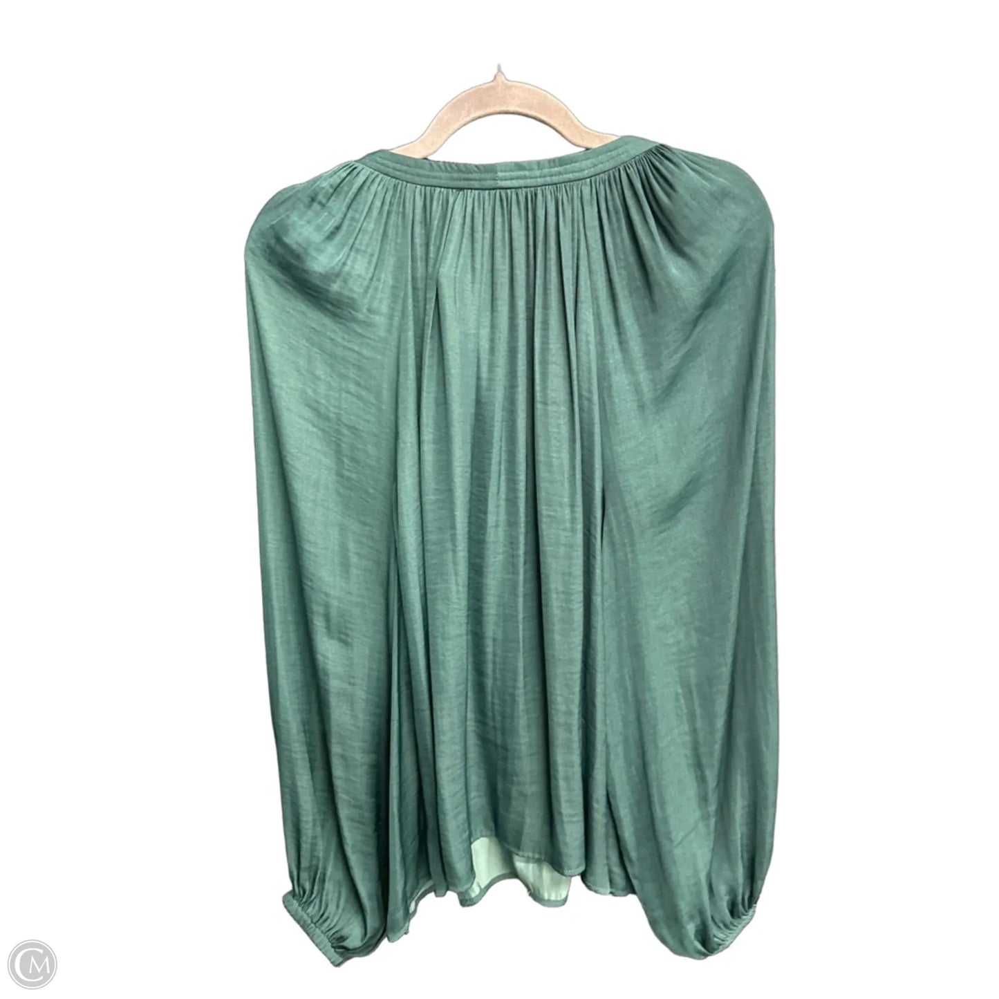 Top Long Sleeve By Gibson And Latimer In Green, Size: 2x