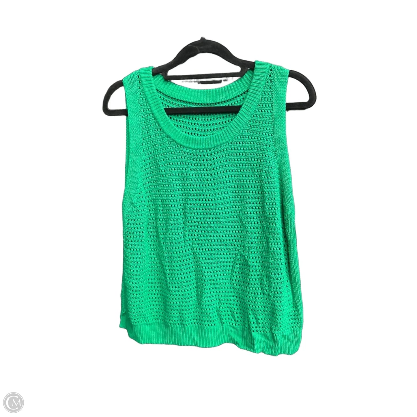 Top Sleeveless By Clothes Mentor In Green, Size: M