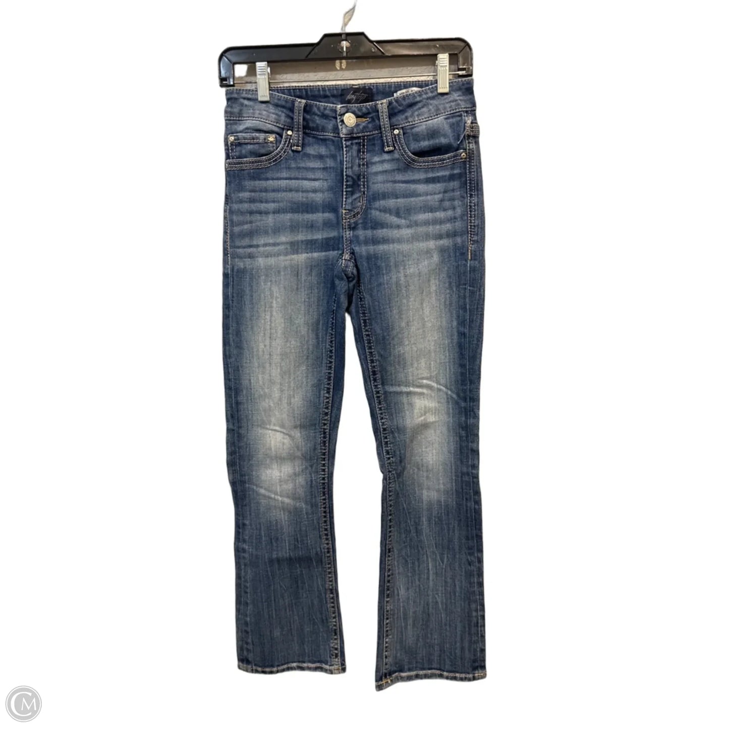 Jeans Boot Cut By Daytrip In Blue Denim, Size: 2
