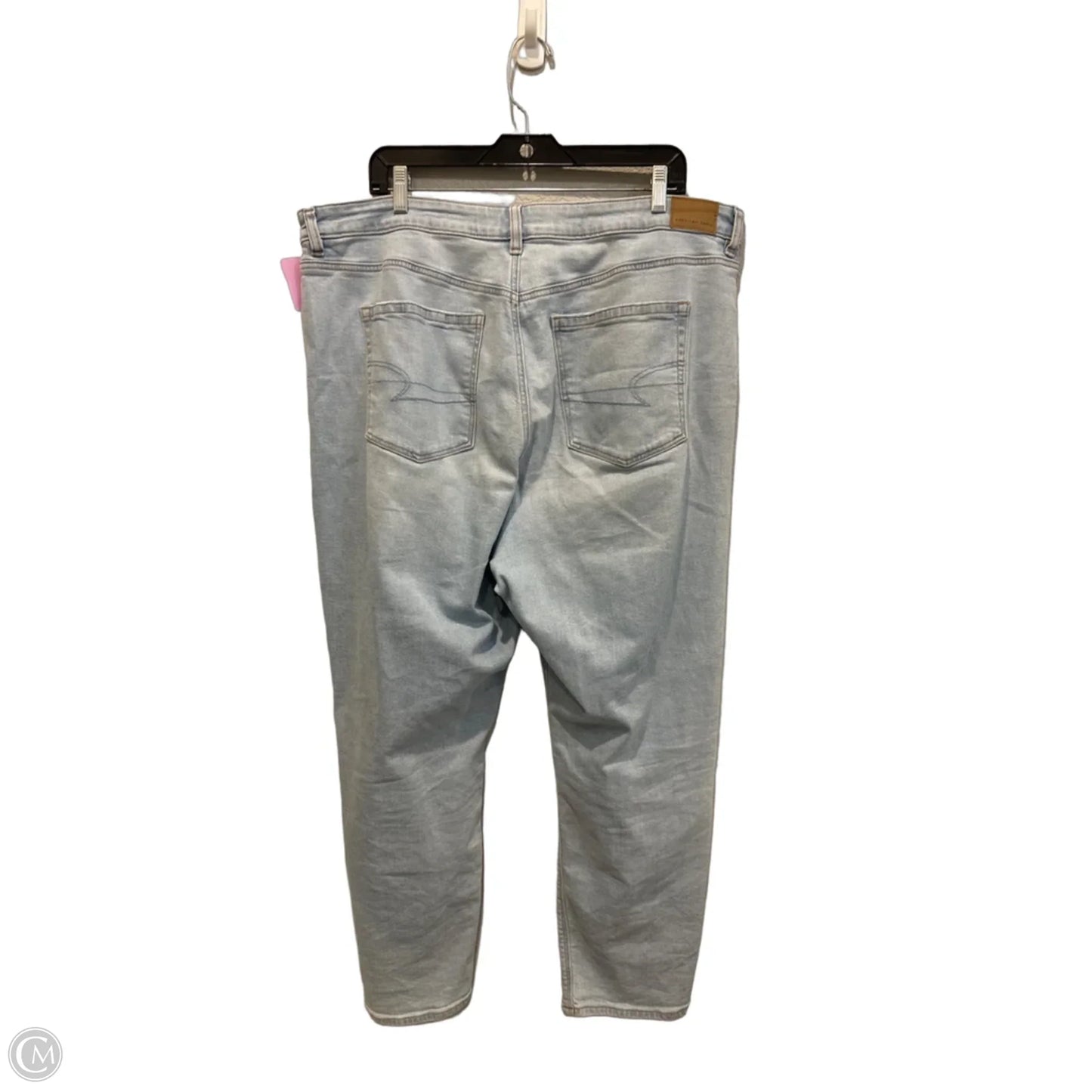 Jeans Straight By American Eagle In Blue Denim, Size: 20