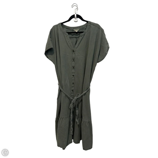 Dress Casual Midi By Terra & Sky In Green, Size: Xl