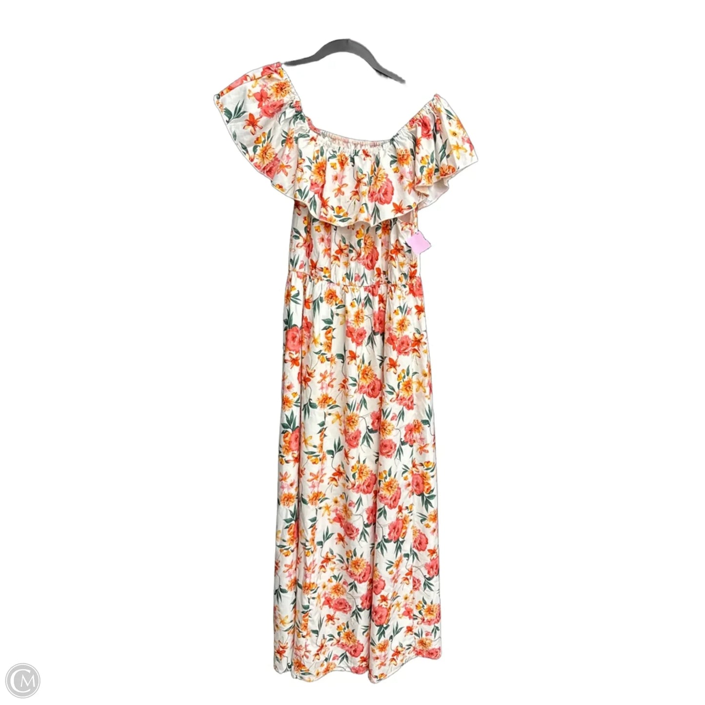 Dress Casual Maxi By Clothes Mentor In Floral Print, Size: Xl