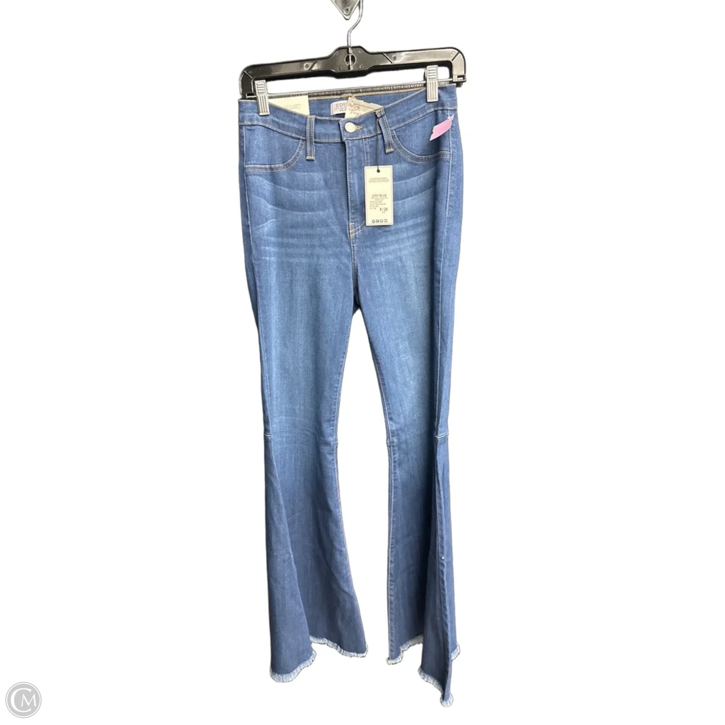 Jeans Flared By Judy Blue In Blue Denim, Size: 6
