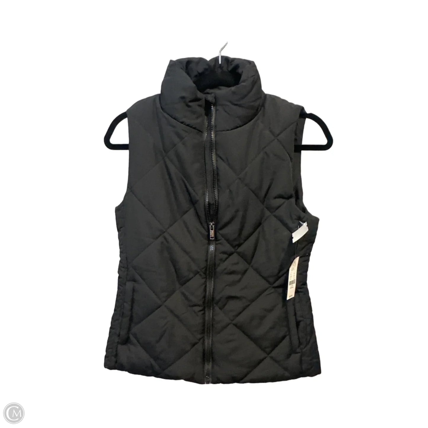 Vest Puffer & Quilted By New York And Co In Black, Size: Xs
