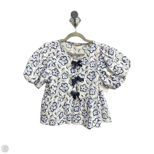 Top Short Sleeve By Jodifl In Floral Print, Size: S